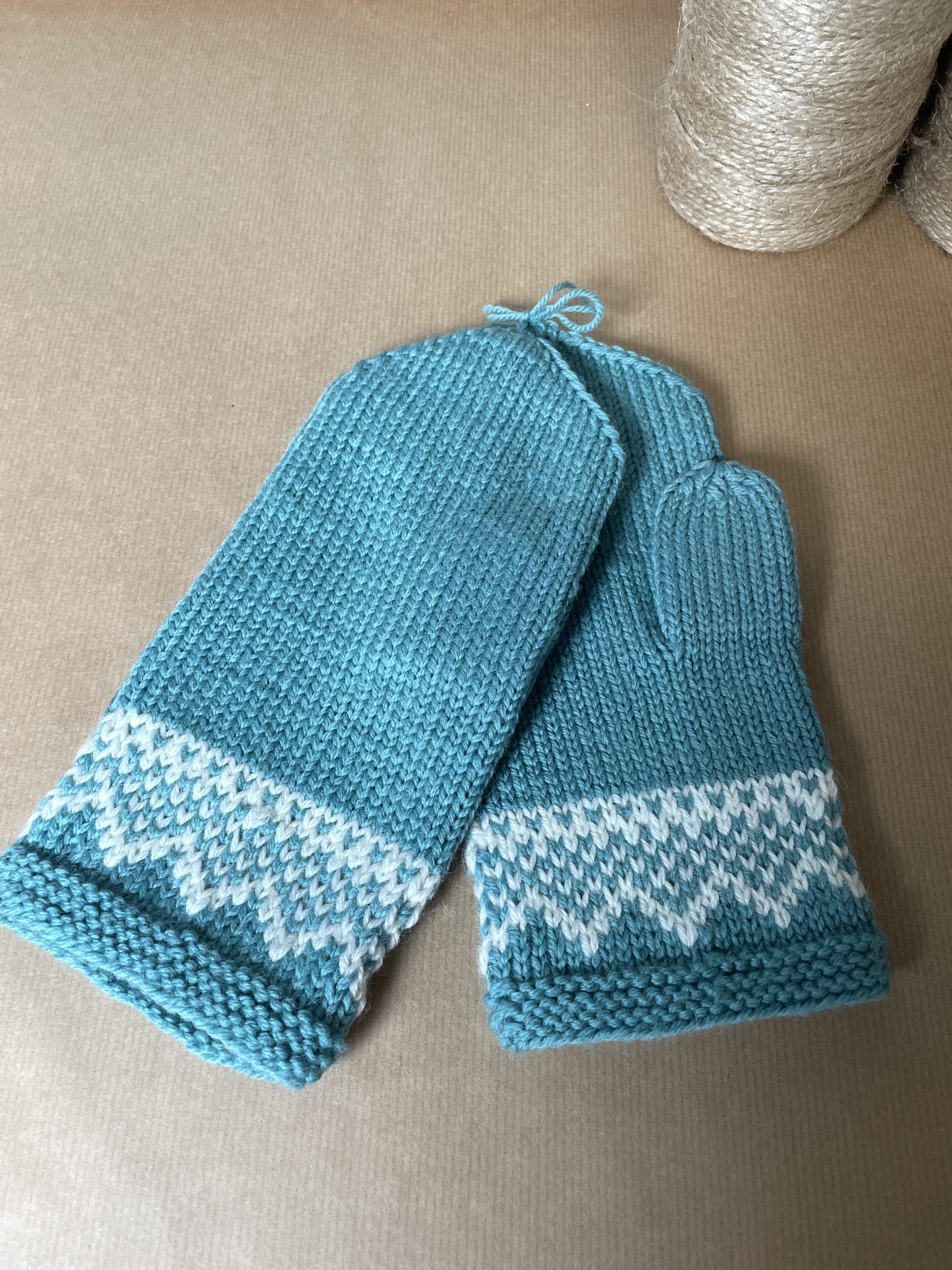 rękawiczki damskie duże 100% wool 6607064