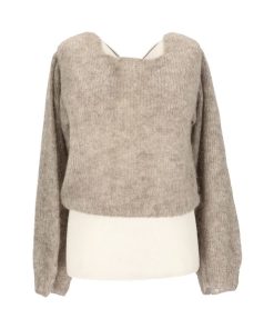 wełniany sweter damski 100% wool (L) 1123039