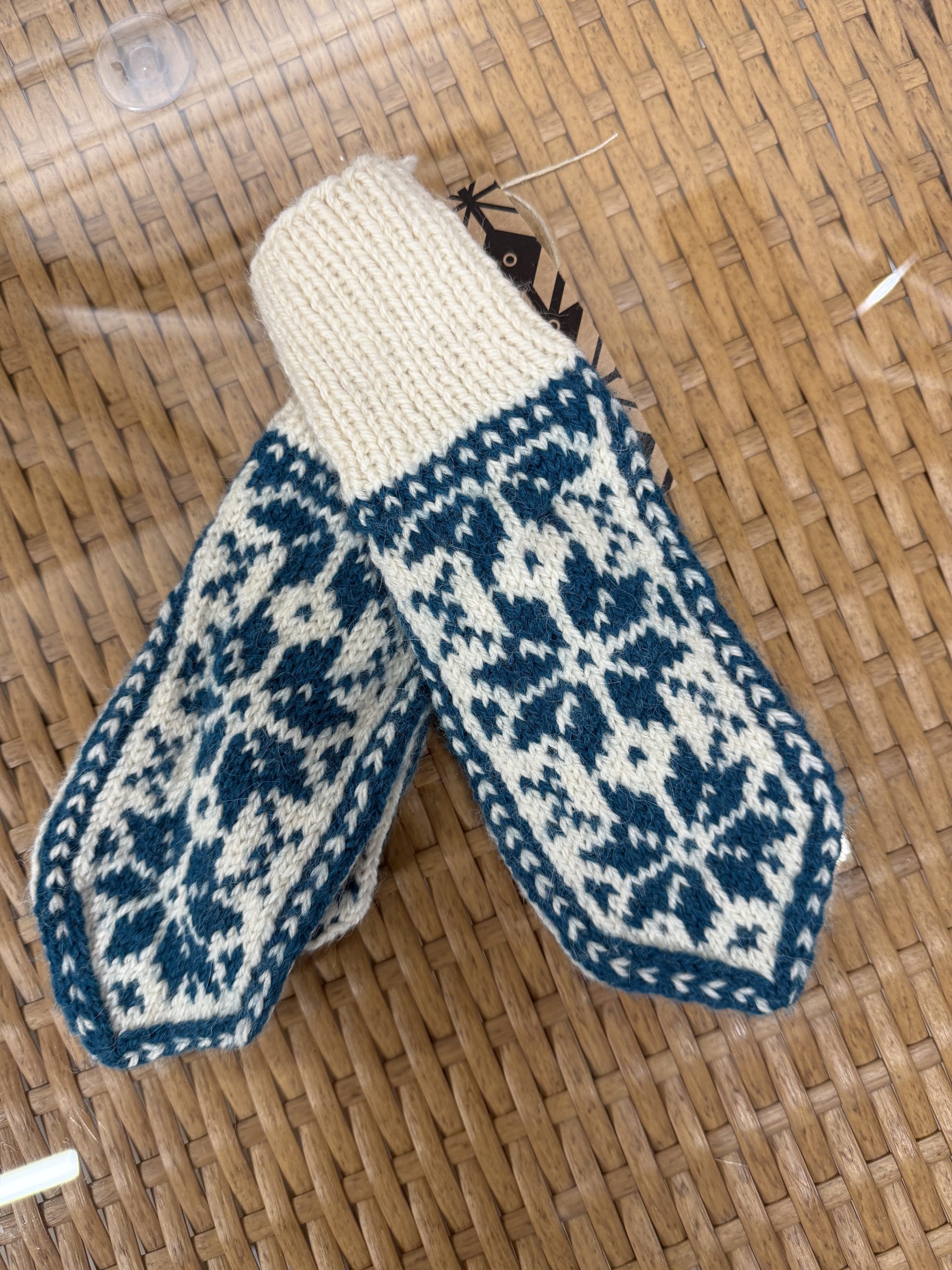 rękawiczki damskie 100% wool 56