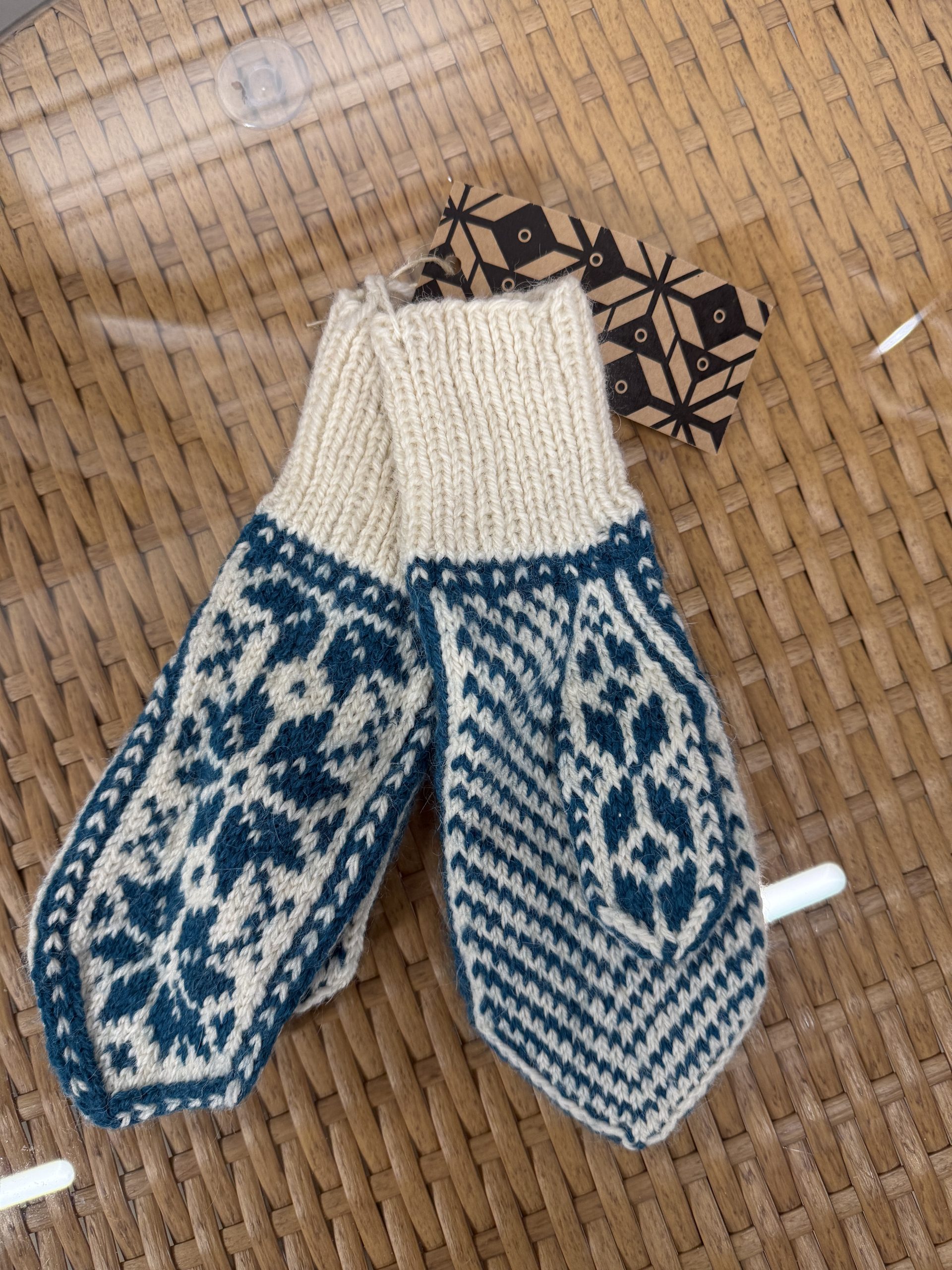 rękawiczki damskie 100% wool 56 - obrazek 2