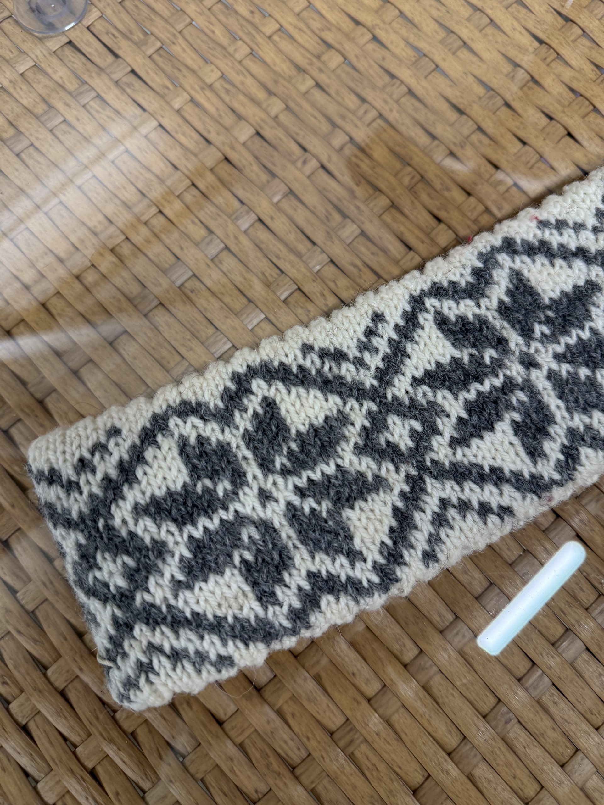 opaska na uszy 100% wool 29 - obrazek 2