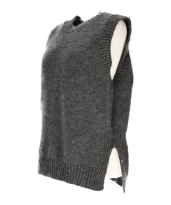 Alternative view of wełniana kamizelka damska 100% wool (M) 21040135